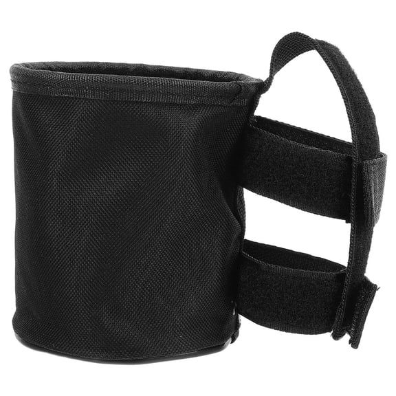 DRAFIDEEP Black Attachable Chair Cup Holder, Clip Holder for Lawn, Beach, Camping and Patio Chairs, No Tools Needed