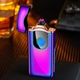 thumbnail image 3 of Dosaele Fingerprint Induction Lighter  USB Rechargeable Plasma Lighter  Battery Powered Flameless Cigarette Lighter  Fashionable Alloy Windproof Lighter, 3 of 6