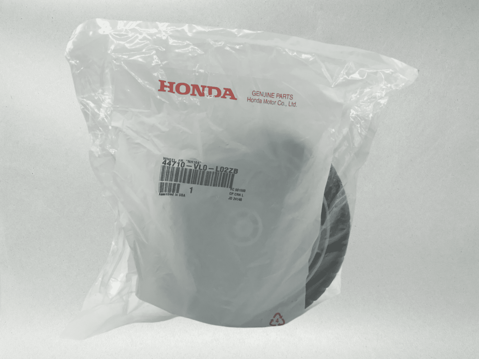 2 Pack New Genuine OEM Honda Front Wheel *NH164* 44710-VL0-L01ZA