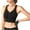 Black, variant on Darzheoy Sports Bras for Women Yoga Solid Sleeveless Cold Shoulder Casual Tanks Blouse Tops Intimates Push Up 80C/80D/85A/85B/85C/85D
