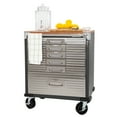 thumbnail image 5 of Seville Classics UltraHD 6-Drawer Rolling Lockable Storage Small Cabinet, 28"  Wx 18" D x 34.5" H, Graphite, 5 of 10