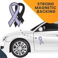 thumbnail image 7 of Magnet Me Up Support All Cancer Awareness Lavender Ribbon Magnet Decal, 3.5x7 In, Vinyl Automotive Magnet, 7 of 7