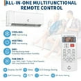 thumbnail image 2 of Garvee 24000 BTU WIFI Mini Split Air Conditioner and Heat, Wall AC Units with Heat Pump, 21 SEER2 Inverter, Cools Rooms Up to 1500 Sq.ft, 208-230V, White, 2 of 8