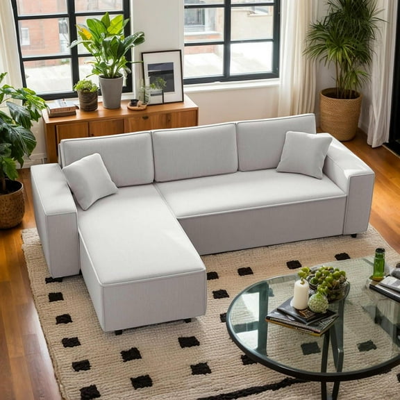 Resenkos Plush Folding Bean Bag Sofa Bed, Foam-Filled Sleeper, No Assembly Required, Cream White
