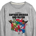 thumbnail image 3 of Marvel Captain America: Brave New World - Falcon Team Up - Toddler And Youth Kids Long Sleeve Graphic T-Shirt, 3 of 5