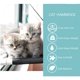 thumbnail image 5 of Asientos de ventana para gatos, accesorios para gatos, tumbona de ventana para asiento de ventana, hamaca para gatos para gatos de pared de escalada Namotu WL-00697, 5 of 7