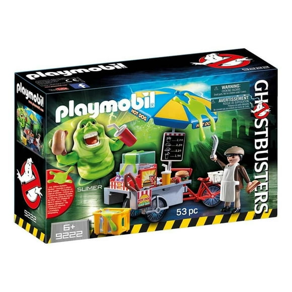 Slimer Playmobil Ghostbusters con Stand de Hot Dogs 53 Piezas