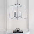 thumbnail image 6 of JONATHAN Y Gloria 19" 4-light Metal LED Pendant, Chrome, 6 of 7