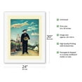 thumbnail image 2 of Myself Portrait Landscape - From an Original Color Painting by Henri Rousseau c.1890 - Fine Art Rolled Canvas Print 20in x 26in, 2 of 4