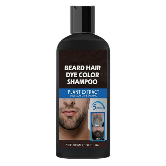 East Moon Beard Conditioner, Beard Dye for Men Black Mustache & Beard Dye for Gray Hair Coverage Beard Dye Long Lasting for Facial Gray Hair Coverage 100Ml
