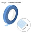 thumbnail image 2 of Uxcell 1/2" Width 30 yard Floral Adhesive Tape Blue, 2 of 4
