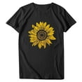 thumbnail image 4 of Festivals Clearance! Teen Girls Trendy Stuff Shirts for Women Yellow Shirts for Women Yellow Tshirt Women Cute Shirt Blouses for Women Fashion 2023 Black Graphic Teeorange Shirts(Yd-Black,3X-Large), 4 of 5