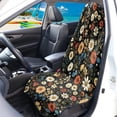 thumbnail image 2 of Uorisanigo Car Seat Towel Covers Front Seats Waterproof Aesthetic Flowers Bucket Towel Seat Covers Fits for Most Vehicles , Auto Accessories Protectors Decor Easy to Install, 2 of 6