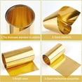 thumbnail image 5 of Brass Sheets Good Plasticity and High Strength golden 10.1x10x4.7x0.01cm 2m/roll, 5 of 7