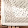 thumbnail image 4 of Safavieh Courtyard Noelle Bordered Indoor/Outdoor Area Rug, Beige/Dark Beige, 8' x 11', 4 of 9