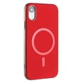 thumbnail image 4 of for iPhone XR Strong Magnetic Case Compatible with Mag-Safe, Luxury Elegant PU Leather TPU Bumper Shockproof Protective Slim Magnetic Phone Cover for iPhone XR, Red, 4 of 6