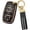 A Black, variant on Key Fob Cover Compatible with Dodge RAM 1500 2500 TRX Challenger Charger Durango Hornet 2021-2026 Keychain Case Holder Protector,A Black