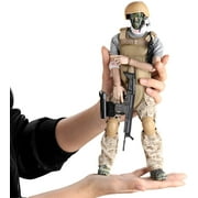 EROCK 1/6 Special Force Wounded Soldier Action Figure Army Action Figures Playset Toys