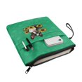 thumbnail image 3 of HELLHERO Book Lovers Gift Tote Bags, 11.42 x 8.66 Inch Polyester Protector Wrap Bag Book Organzier Holder Easy Carry Book Case with Washable, Retro for Books Lovers, Boston Terrier Sunflowers, 3 of 8