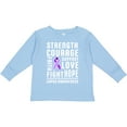 thumbnail image 3 of Inktastic Lupus Awareness Strength Support Courage Boys or Girls Long Sleeve Toddler T-Shirt, 3 of 5