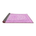 thumbnail image 2 of Ahgly Company Indoor Square Medallion Pink Traditional Area Rugs, 3' Square, 2 of 4