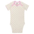 thumbnail image 3 of Just Born® Organic Baby Girl Bunny 4-pack Bodysuits, 3 of 8