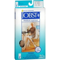 Jobst Opaque 20-30 Closed Toe Knee High Compression Stockings Natural Medium