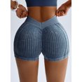 thumbnail image 5 of Seamless Women Sports Shorts, High Waisted Lifting Tummy Slimming Peach Butt activewear Yoga Pants, Skin-Friendly Fabric, 5 of 6