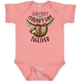 thumbnail image 3 of Inktastic Our 1st Mother's Day Together Cute Mom and Baby Sloth Boys or Girls Baby Bodysuit, 3 of 5