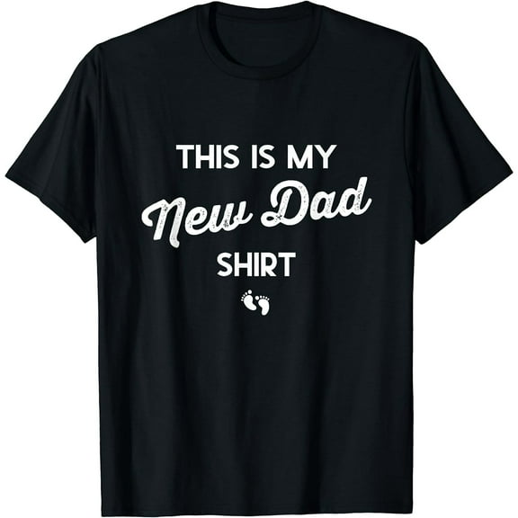 First Time Father Gifts Expecting This Is My New Dad Shirt T-Shirt