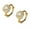 Gold, variant on Sterling Silver Sparking Round CZ Helix Tragus Hoop Hinged Earrings A4002-Silver