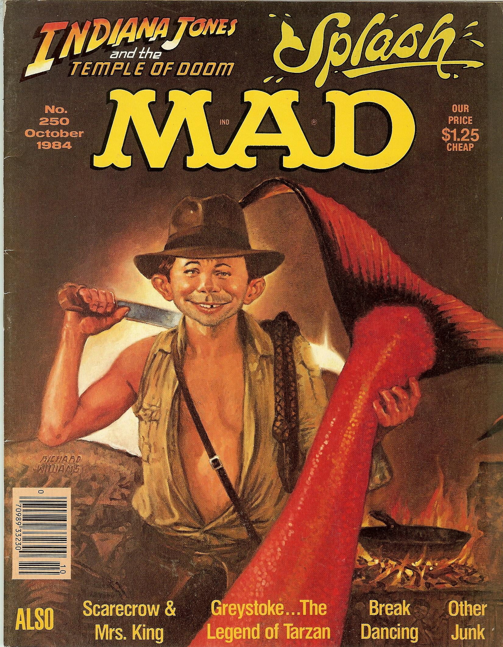 MAD Magazine #250 Oct 1984 Indiana Jones