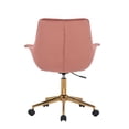 thumbnail image 4 of Porthos Home Office Chairs, Amazing Elegant Style, Office Chair with Arms, 360 Degree Swivel, Height Adjustable, Deluxe Modern Office Seating, 33-38 x 26 x 25 Inch, 4 of 6