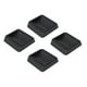 thumbnail image 5 of Topes de cama de goma cuadrados y protectores de suelo para muebles que evitan arañazos 4 piezas, 5 of 9