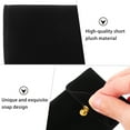 thumbnail image 2 of Shisuyan Rangement de Bijoux Protection Montre Peluche Courte Noire 1Ensemble 5.1x2.8in, 2 of 9