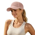 thumbnail image 3 of Gaexia Linen Mesh Baseball Cap Breathable Unstructured Sports Hat for Men Women Lightweight Soft Cooling Running Hat, 3 of 5