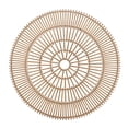 thumbnail image 1 of 36 in. Wicker Round Wall Accent, Natural, 1 of 1