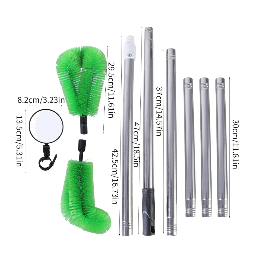lanema Gutter Cleaning Brush Telescopic Gutter Brush Extendable Pipe Gutter Clean Tool