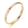 thumbnail image 1 of Temperamento, moda, tendencia, anillo de acero de titanio de nicho, anillo de color liso para mujer, anillo de pareja moderno, simple y brillante, joyería, 1 of 1