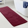 thumbnail image 4 of Cinvoph 3pcs Bathroom Rugs Mat Set, Absorbent Microfiber Bath Rugs, Quick Dry, Machine Washable Bath Mats for Bathroom Floor, Tub and Shower, Home Decor Red, 4 of 7