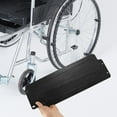 thumbnail image 4 of FONDOTIN Black ABS Wheelchair Footrest Pads Cover 2Pcs for Daily Use, 4 of 6