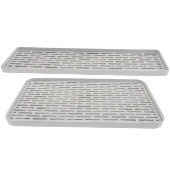 ULTNICE Draining Board Storage Holder White PP 2Pcs
