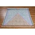 thumbnail image 4 of Casavani Indian Handmade Cotton Bedroom Rug, Blue 9x12 feet, 4 of 6