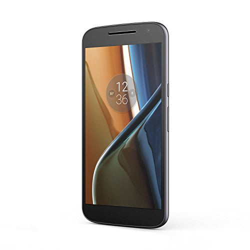 oppervlakte Indica langzaam Motorola Moto G4 16GB Unlocked Smartphone, Black - Walmart.com