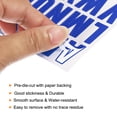 thumbnail image 4 of Unique Bargains Vinyl Self Adhesive Letter Number Sticker Decal Kit, Blue 81 Piece 10 Sheets, 4 of 5