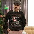 thumbnail image 5 of Christmas Sweatshirt, Catch of the Season Funny Santa Fishing Christmas Sweatshirt, Festive Angler Ugly Holiday Sweatshirt, Unique Fishermen & Outdoorsman Gift, 5 of 5