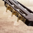 thumbnail image 3 of Fdit Guitar Parts,3+3 Acrylic Classical Guitar String Tuning Peg Tuners Machine Heads Gold, String Tuning Pegs, 3 of 8