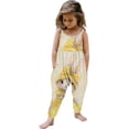 thumbnail image 2 of Toddler Baby Girl Easter Outfit Jumpsuit Spaghetti Strap Overalls Romper Bell Bottoms Pants Cute Clothes Yellow A 1-2 Years, 2 of 7