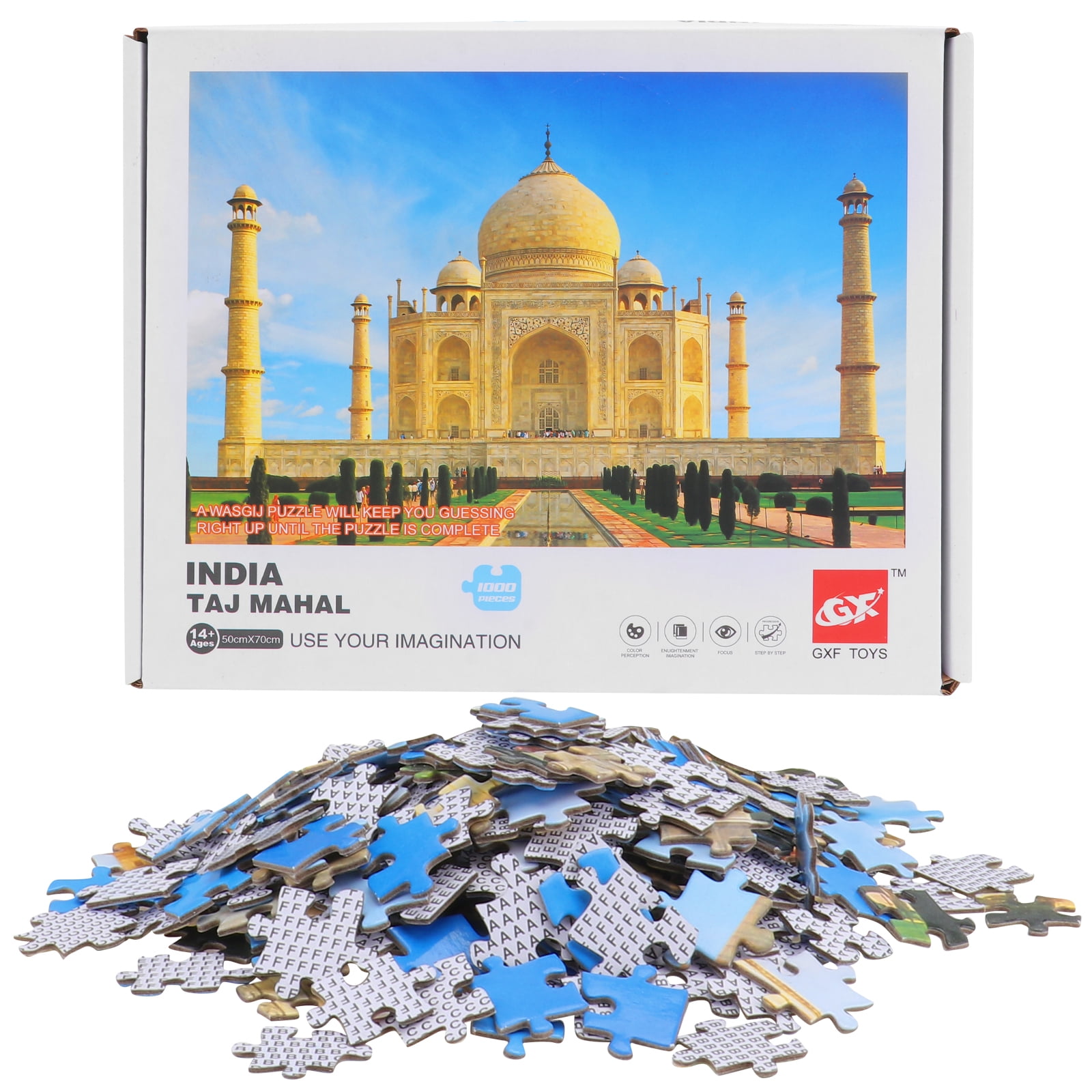 Taj Mahal India DIY Jigsaw Puzzle 300 Pieces Adults Kids Learning Education Toys 