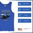 thumbnail image 6 of 25 Ford Mustang Dark Horse Tank Top 500 HP Performance Modern American Muscle Car V8 Sports Power Racing Men's Top, 6 of 7